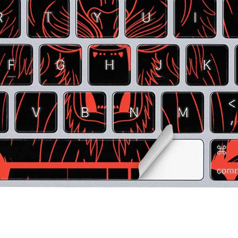 Wizarding Worlds Harry Potter Gryffindor Illustration Magic Keyboard Skin