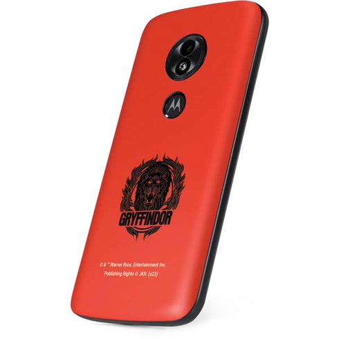 Wizarding Worlds Harry Potter Gryffindor Illustration Moto E5 Play Skin