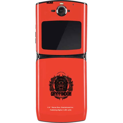 Wizarding Worlds Harry Potter Gryffindor Illustration Motorola RAZR Skin