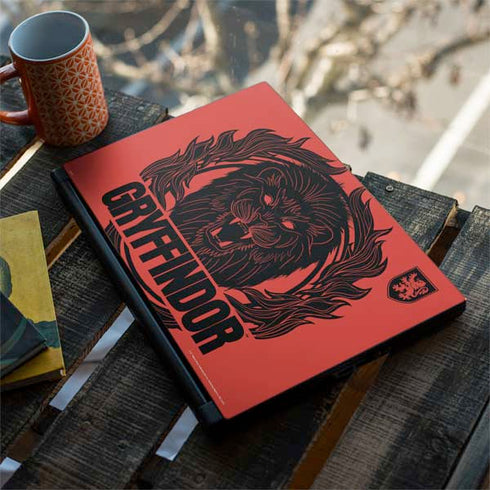 Wizarding Worlds Harry Potter Gryffindor Illustration MSI GS65 Stealth Laptop Skin
