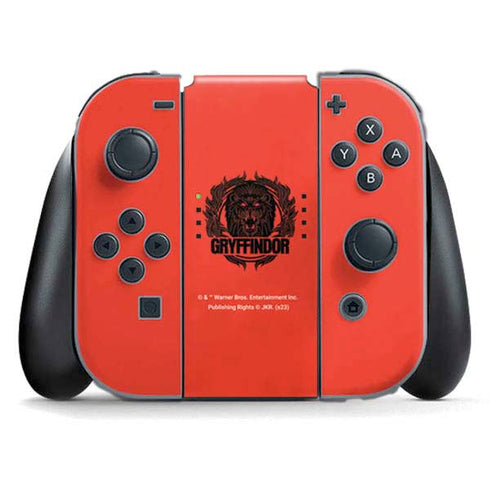 Wizarding Worlds Harry Potter Gryffindor Illustration Nintendo Switch (2017-2021) Joy-Con Controller Skin