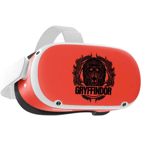 Wizarding Worlds Harry Potter Gryffindor Illustration Oculus Quest 2 Skin