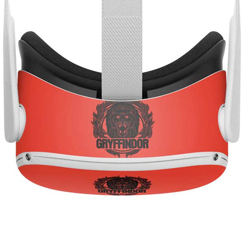 Wizarding Worlds Harry Potter Gryffindor Illustration Oculus Quest 2 Skin