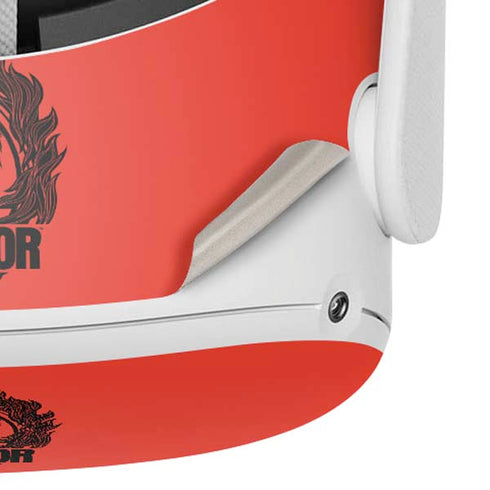 Wizarding Worlds Harry Potter Gryffindor Illustration Oculus Quest 2 Skin