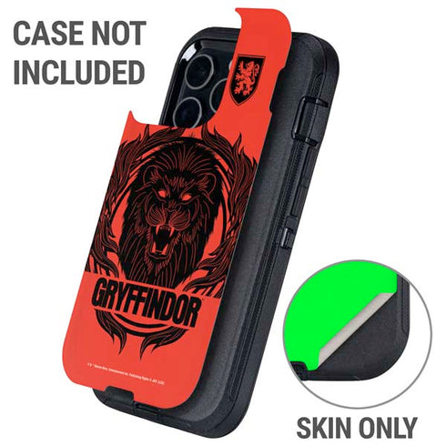 Wizarding Worlds Harry Potter Gryffindor Illustration Otterbox Defender iPhone Skin