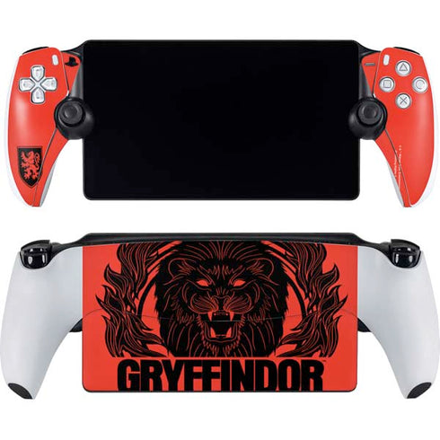 Wizarding Worlds Harry Potter Gryffindor Illustration PlayStation Portal Remote Player Skin