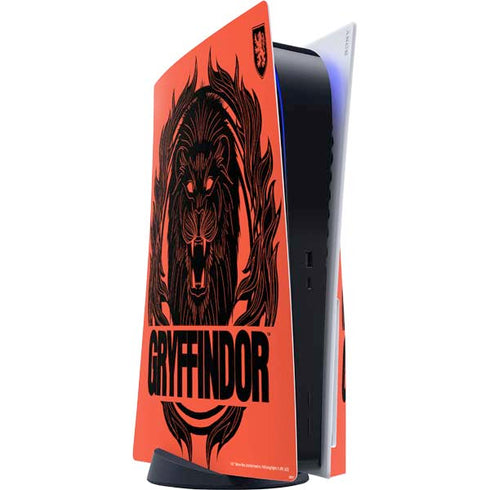 Wizarding Worlds Harry Potter Gryffindor Illustration PS5 Console Skin