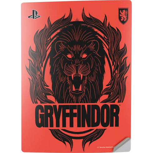 Wizarding Worlds Harry Potter Gryffindor Illustration PS5 Digital Edition Console Skin