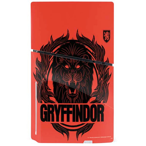 Wizarding Worlds Harry Potter Gryffindor Illustration PS5 Slim Disk Console Skin