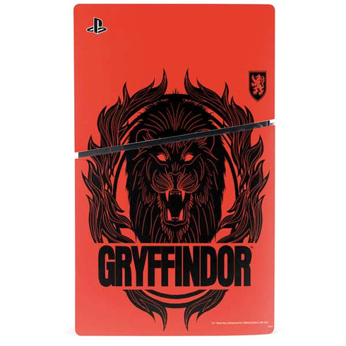 Wizarding Worlds Harry Potter Gryffindor Illustration PS5 Slim Digital Edition Bundle Skin