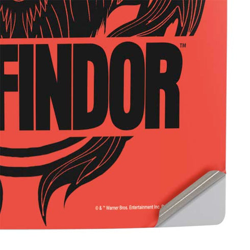 Wizarding Worlds Harry Potter Gryffindor Illustration PS5 Slim Digital Edition Console Skin