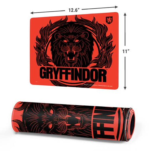 Wizarding Worlds Harry Potter Gryffindor Illustration Gaming Mouse Pad