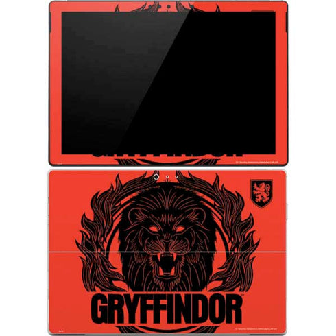 Wizarding Worlds Harry Potter Gryffindor Illustration Surface Pro 4 Skin