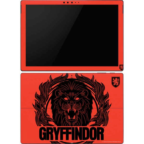 Wizarding Worlds Harry Potter Gryffindor Illustration Surface Pro 6 Skin