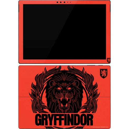 Wizarding Worlds Harry Potter Gryffindor Illustration Surface Pro 7 Skin