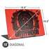 Wizarding Worlds Harry Potter Gryffindor Illustration Universal Laptop 18in (14.6 x 10.6in) Skin