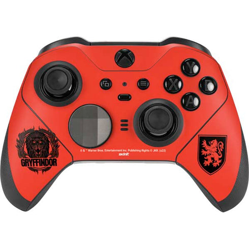 Wizarding Worlds Harry Potter Gryffindor Illustration Xbox Elite Wireless Controller Series 2 Skin