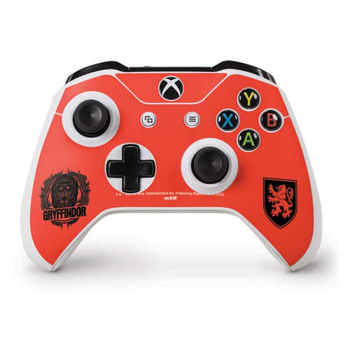 Wizarding Worlds Harry Potter Gryffindor Illustration Xbox One S Controller Skin