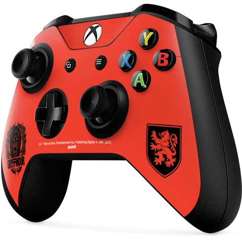 Wizarding Worlds Harry Potter Gryffindor Illustration Xbox One X Controller Skin