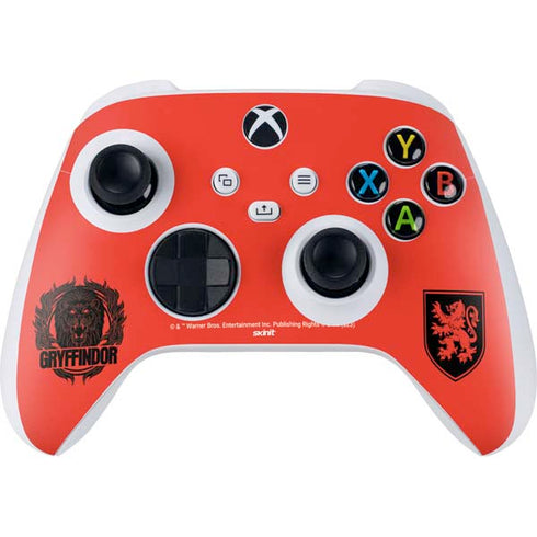Wizarding Worlds Harry Potter Gryffindor Illustration Xbox Series S Controller Skin