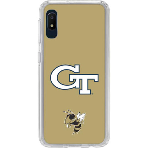 Georgia Institute of Technology GT with Mascot Galaxy A10e Clear Case