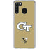 Georgia Institute of Technology GT with Mascot Galaxy A21 Clear Case