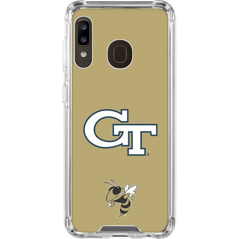 Georgia Institute of Technology GT with Mascot Galaxy A30 Clear Case