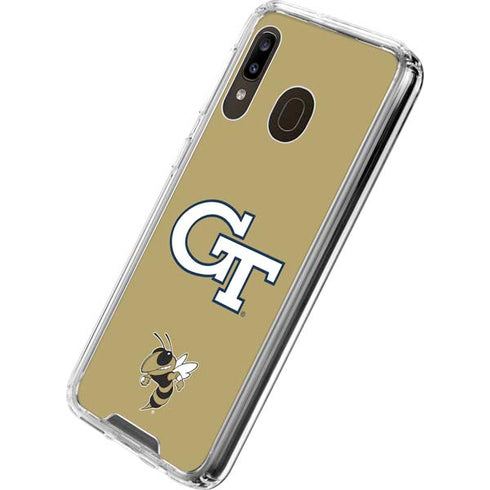 Georgia Institute of Technology GT with Mascot Galaxy A30 Clear Case