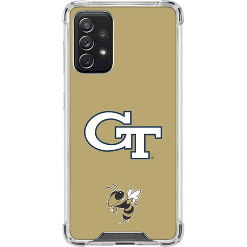 Georgia Institute of Technology GT with Mascot Galaxy A72 5G Clear Case