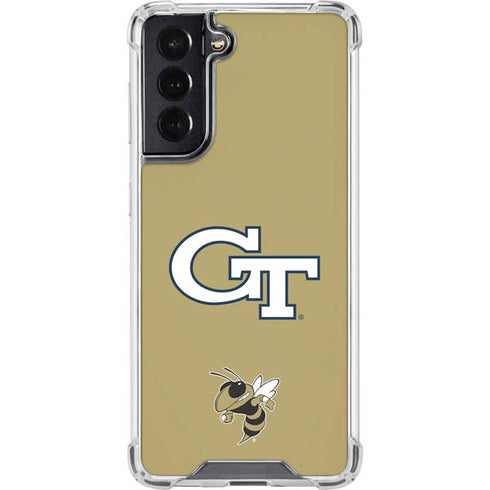 Georgia Institute of Technology GT with Mascot Galaxy S22 Clear Case