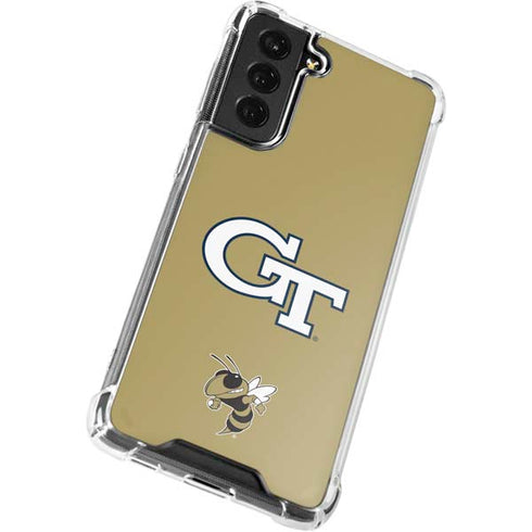 Georgia Institute of Technology GT with Mascot Galaxy S22 Clear Case