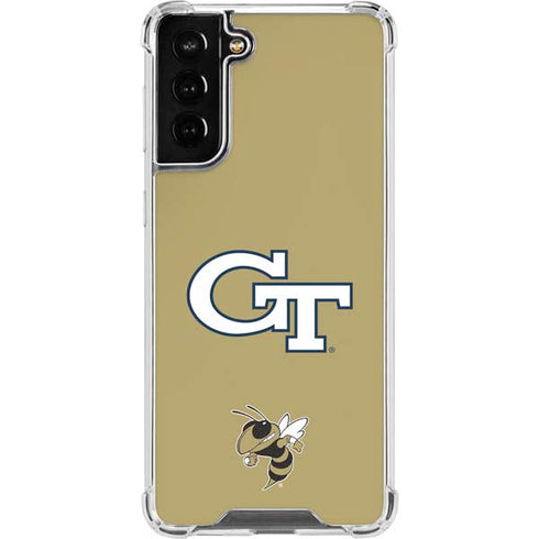 Georgia Institute of Technology GT with Mascot Galaxy S22 Plus Clear Case