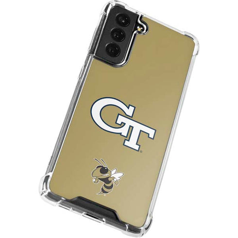 Georgia Institute of Technology GT with Mascot Galaxy S22 Plus Clear Case
