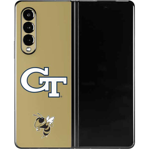 Georgia Institute of Technology GT with Mascot Galaxy Z Fold3 5G Skin