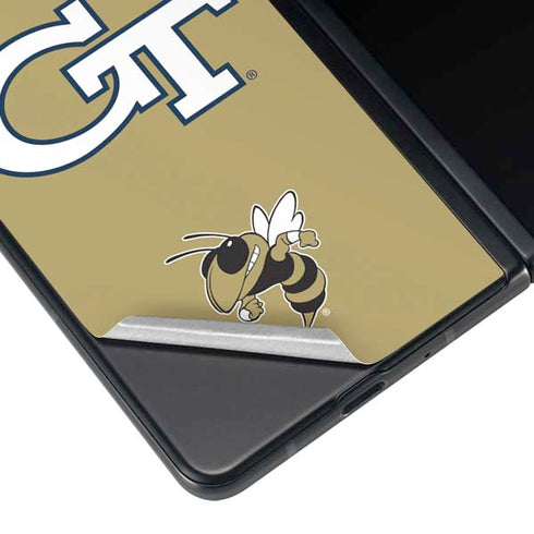 Georgia Institute of Technology GT with Mascot Galaxy Z Fold3 5G Skin