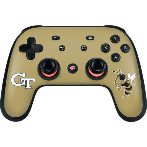 Georgia Institute of Technology GT with Mascot Google Stadia Controller Skin