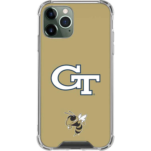 Georgia Institute of Technology GT with Mascot iPhone 11 Pro Max Clear Case