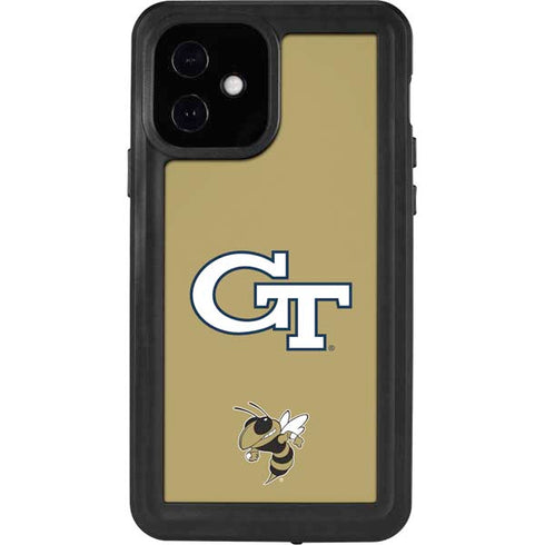 Georgia Institute of Technology GT with Mascot iPhone 12 Waterproof Case