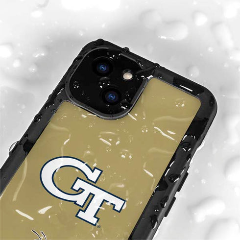 Georgia Institute of Technology GT with Mascot iPhone 13 Mini Waterproof Case