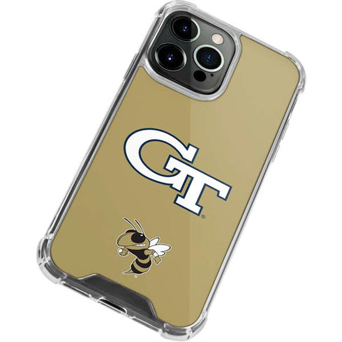 Georgia Institute of Technology GT with Mascot iPhone 15 Pro Max Clear Case