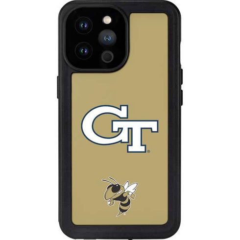Georgia Institute of Technology GT with Mascot iPhone 14 Pro Max Waterproof Case