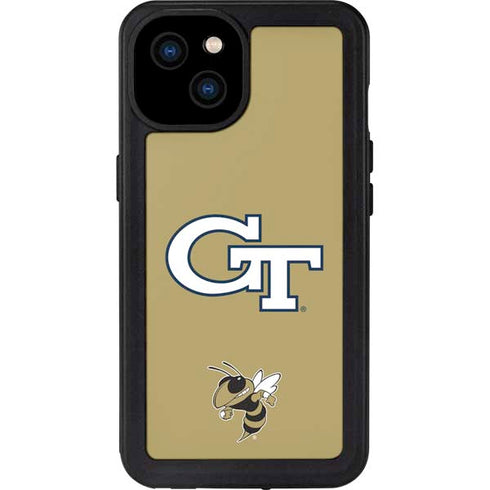 Georgia Institute of Technology GT with Mascot iPhone 15 Plus Waterproof Case