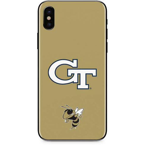 Georgia Institute of Technology GT with Mascot iPhone XS Skin