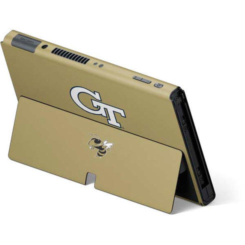 Georgia Institute of Technology GT with Mascot Nintendo Switch OLED (2021) Skin
