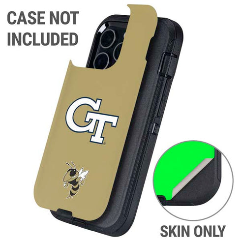 Georgia Institute of Technology GT with Mascot Otterbox Defender iPhone Skin