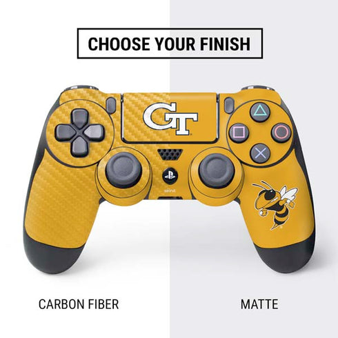 Georgia Institute of Technology GT with Mascot PS4 Controller Skin