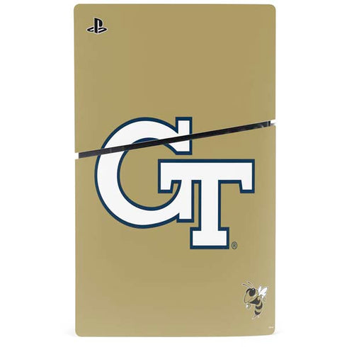 Georgia Institute of Technology GT with Mascot PS5 Slim Disk Console Skin