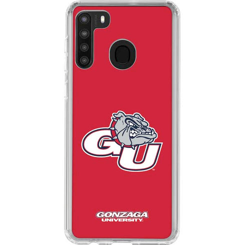 Gonzaga University GU Bulldogs Galaxy A21 Clear Case