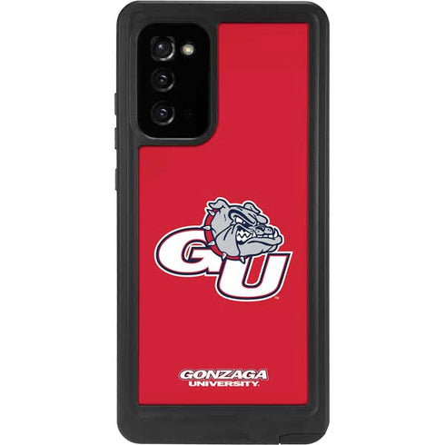 Gonzaga University GU Bulldogs Galaxy Note20 5G Waterproof Case