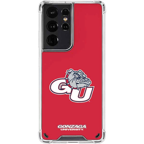 Gonzaga University GU Bulldogs Galaxy S21 Ultra 5G Clear Case